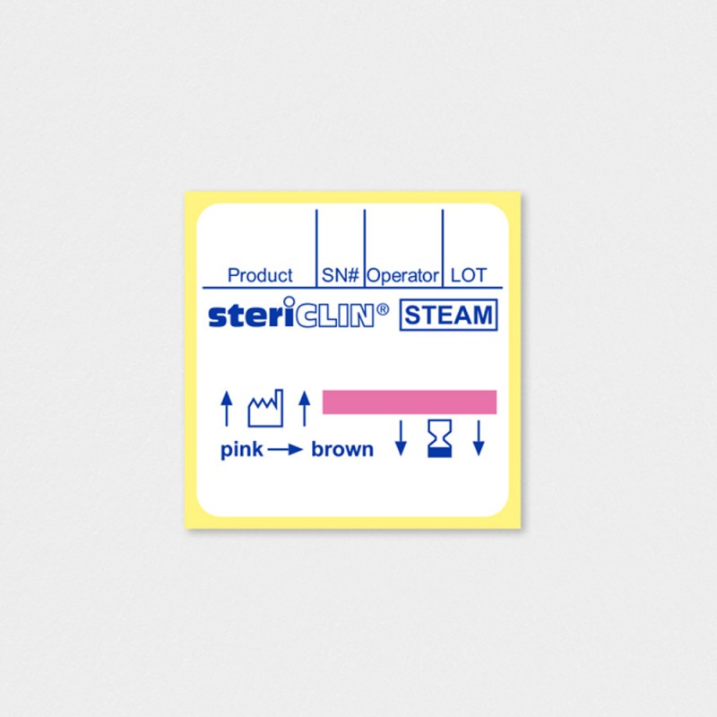 Etichete dispozitiv de etichetare manuala- Stericlin-cu indicator abur- 500 buc