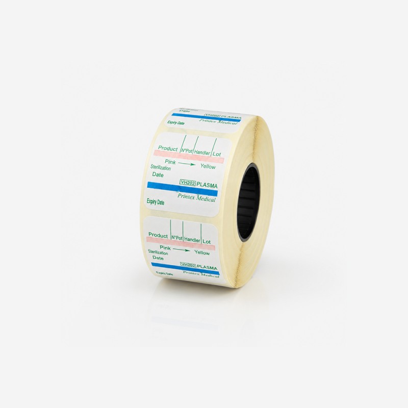 Etichete dublu adezive pentru sterilizarea cu plasma-29 X 28 mm- 500 buc