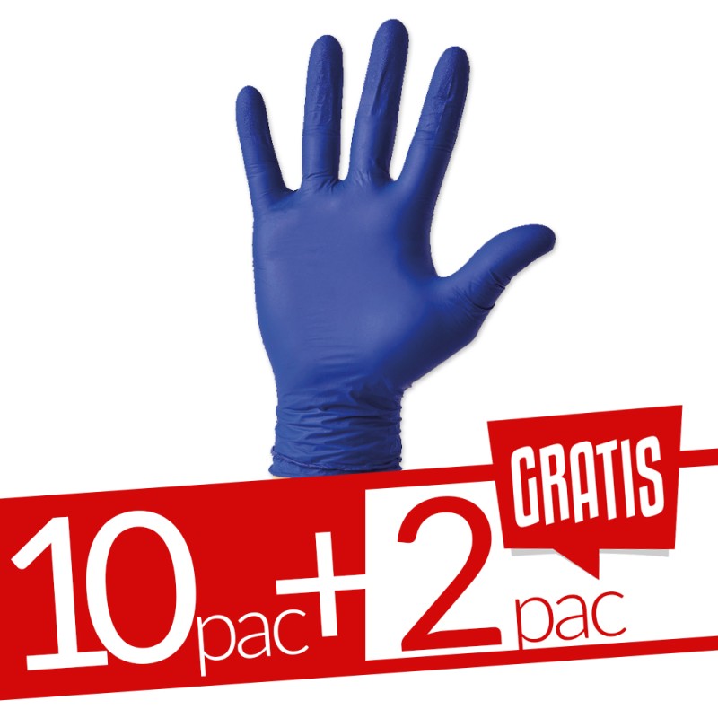 PACHET MANUSI EXAMINARE NITRIL-MARIME-M- 200 BUC/PAC 10+2 gratis
