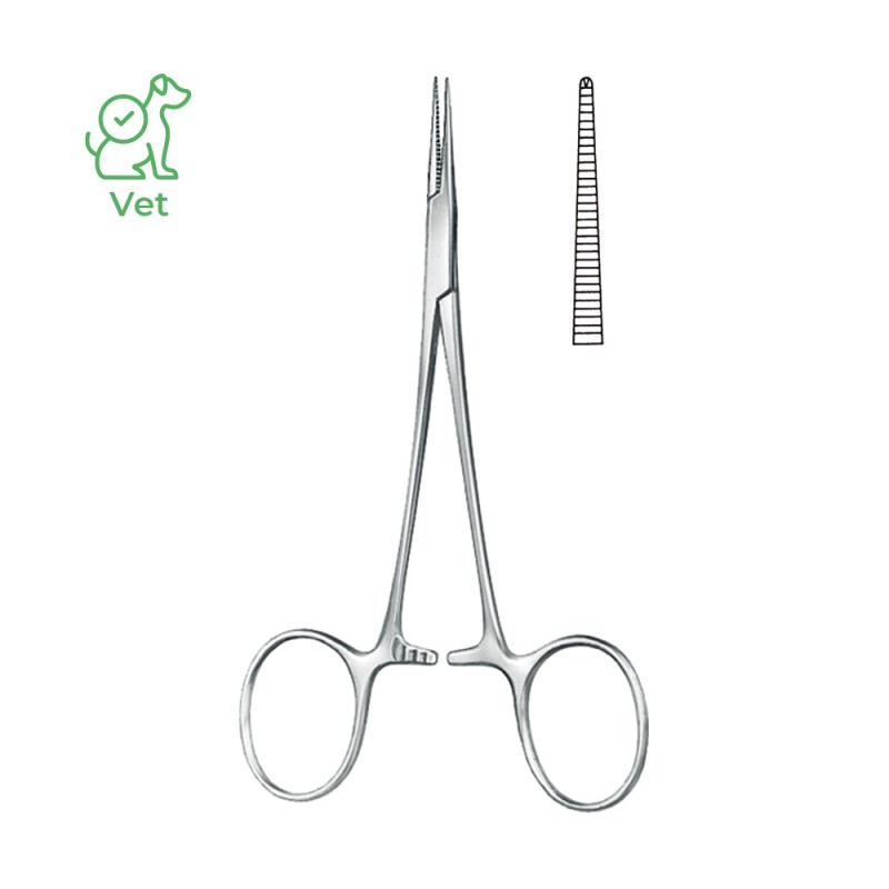 PENSA MOSQUITO, 1 X 2 DINTI, DREAPTA, 12.5 CM