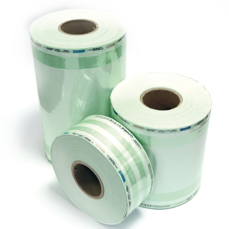 Rola cu pliu de impachetare in vederea sterilizarii– 40cm X 100m