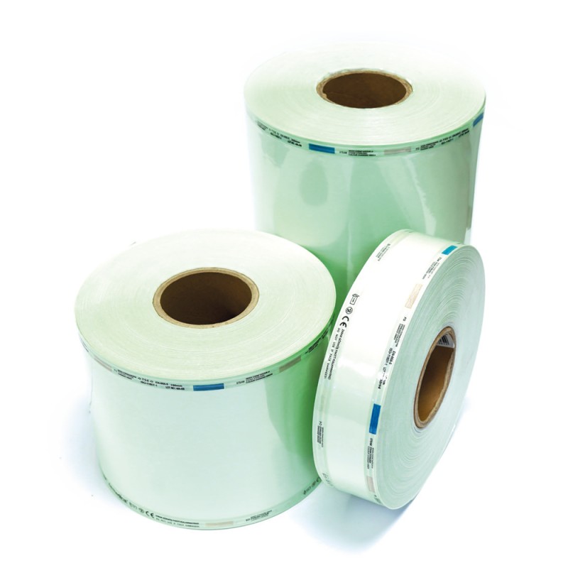Rola plata de impachetare in vederea sterilizarii- 42cm x 200m